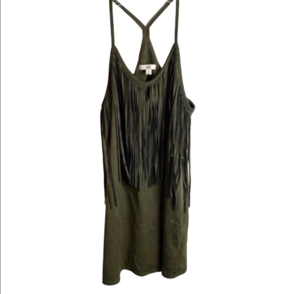 Ya Los Angeles suede fringe dress.
